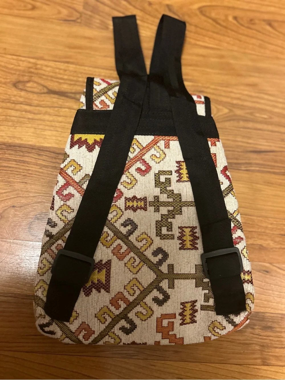 Aztec Woven Patterned Women’s Backpack — Made in Greece